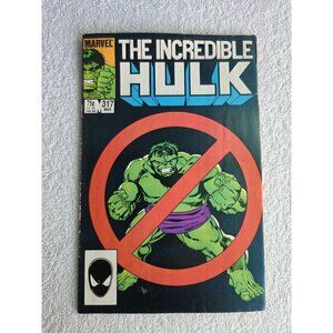 The Incredible Hulk #317 Marvel Comic Book 1985